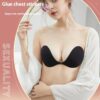 Round Cup Chest Paste Brushed Thin Invisible Push Up Bras Underwear Breast Pad - Image 8